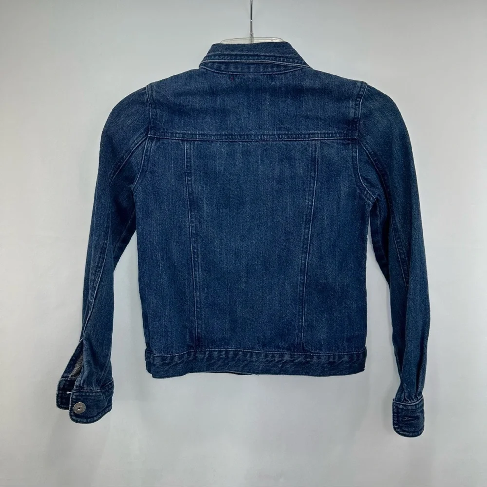 Girl’s Epic Threads Blue Jean Jacket w/studs Size Medium 100% Cotton Denim